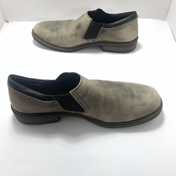 Naot Men’s Director Slip On Leather Gray Black Shoes Size 12-12.5 US main image 9
